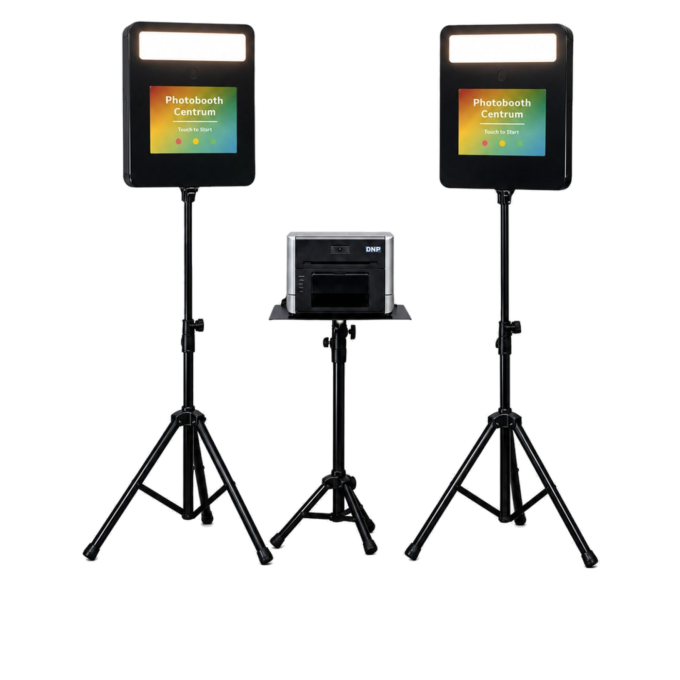 Photobooth huren in Rotterdam: de twee photobooths van Photobooth Centrum, met en zonder printer